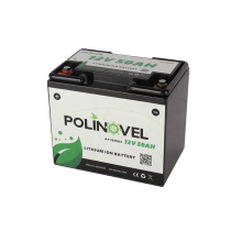 Polinovel AF 12v Lifepo4 Boat RV Solar Storage Lifepo4 Pack 50ah Lithium Battery